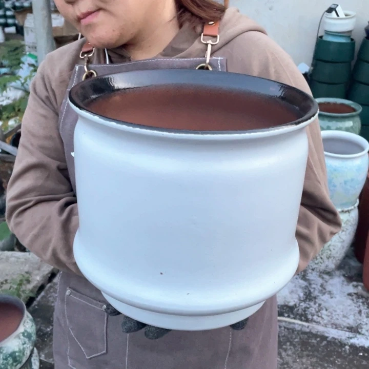 紫砂花盆口25高25正品正品