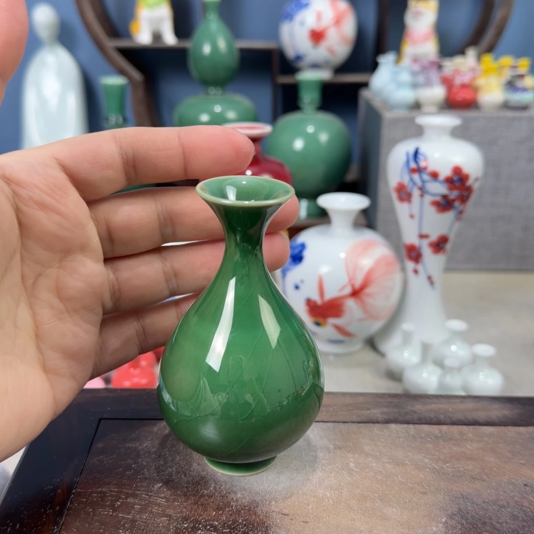 陶瓷手工小花器摆件