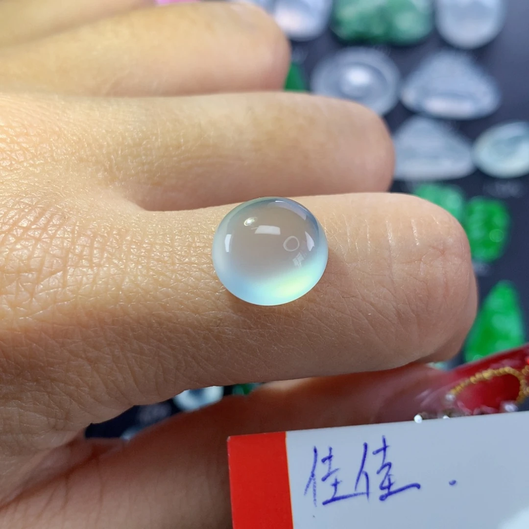 翡翠颈饰未镶嵌纯天然缅甸A货翡翠