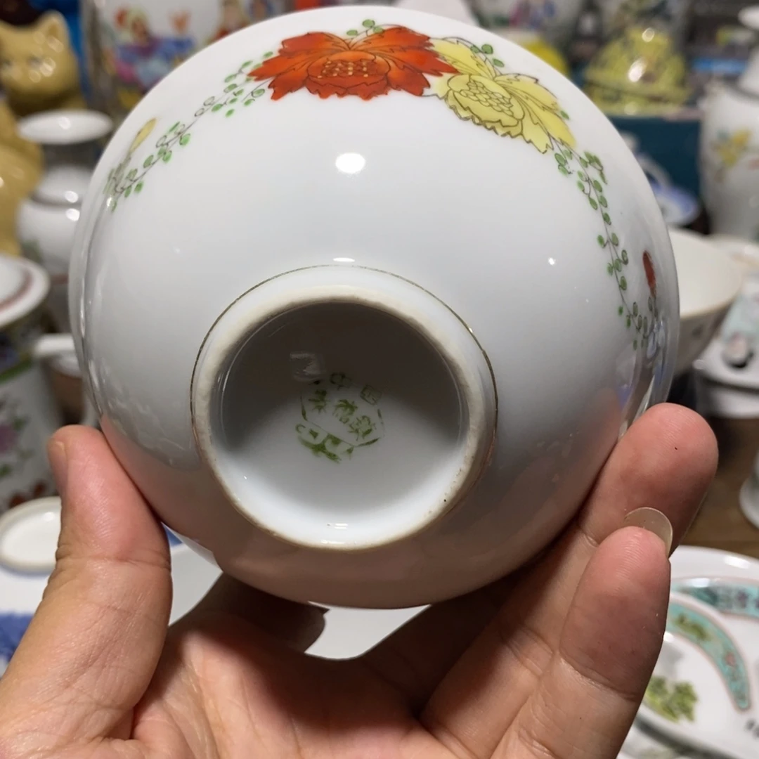 摆件手绘一枝花完一支