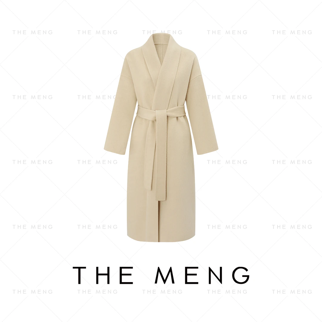 THE MENG【暖枫】高支澳羊毛&骆驼绒毛呢大衣#WZ8595