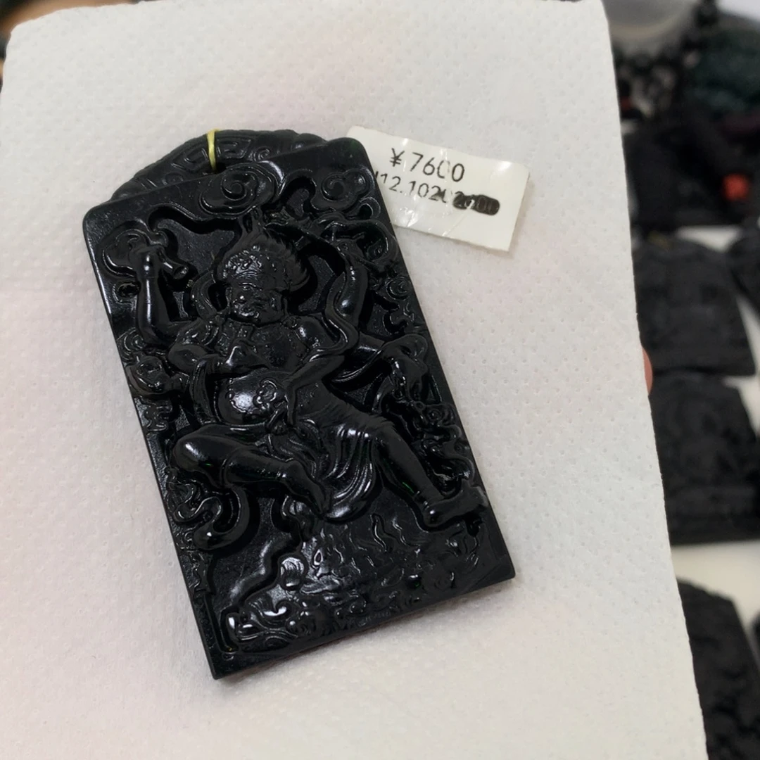 天然a货钢琴黑挂件