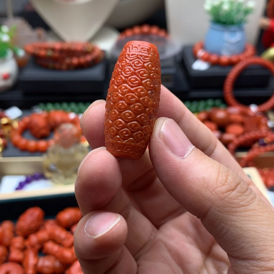 南红玛瑙配饰，发货一个未镶嵌