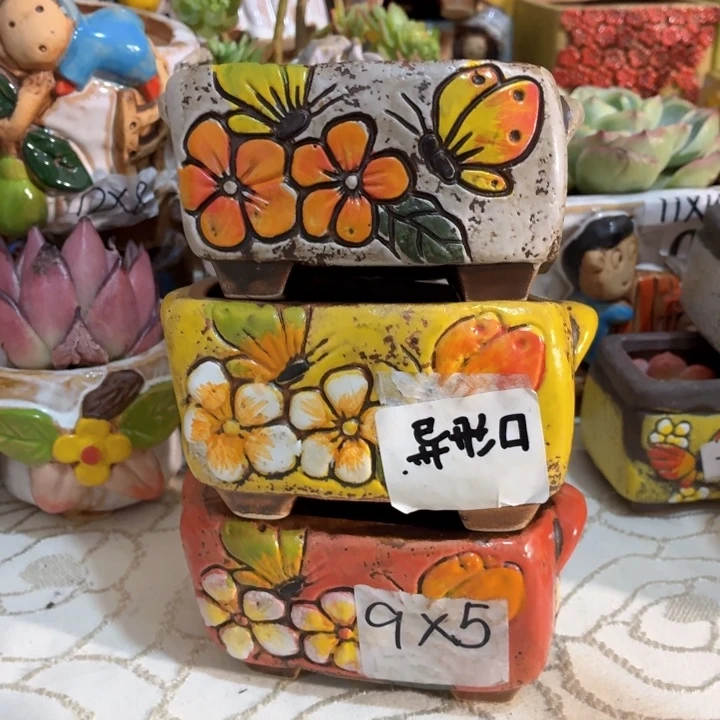 多肉花盆满15包邮