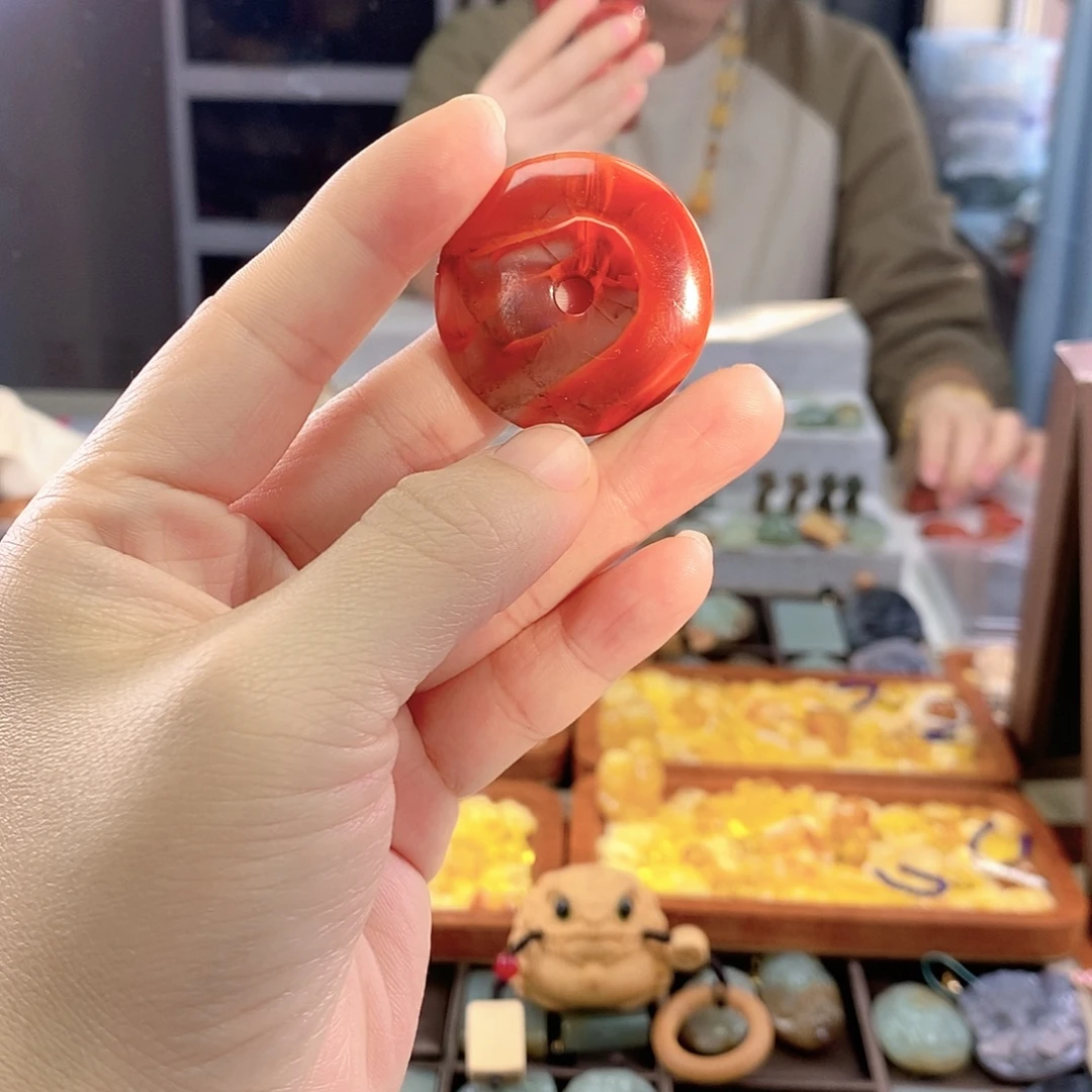 南红玛瑙合金戒指