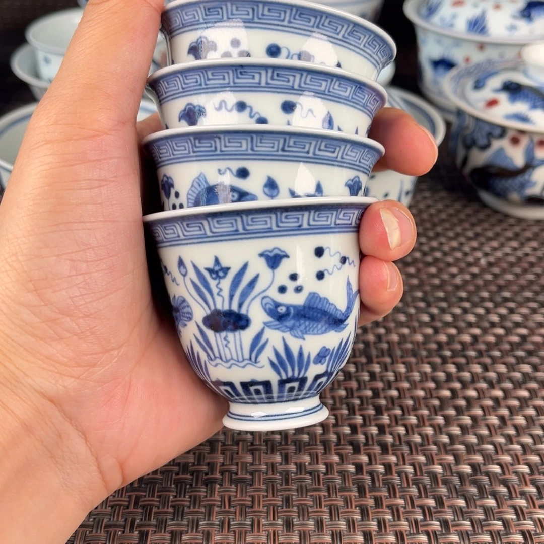 大****瓷片景德镇陶瓷杯子微瑕