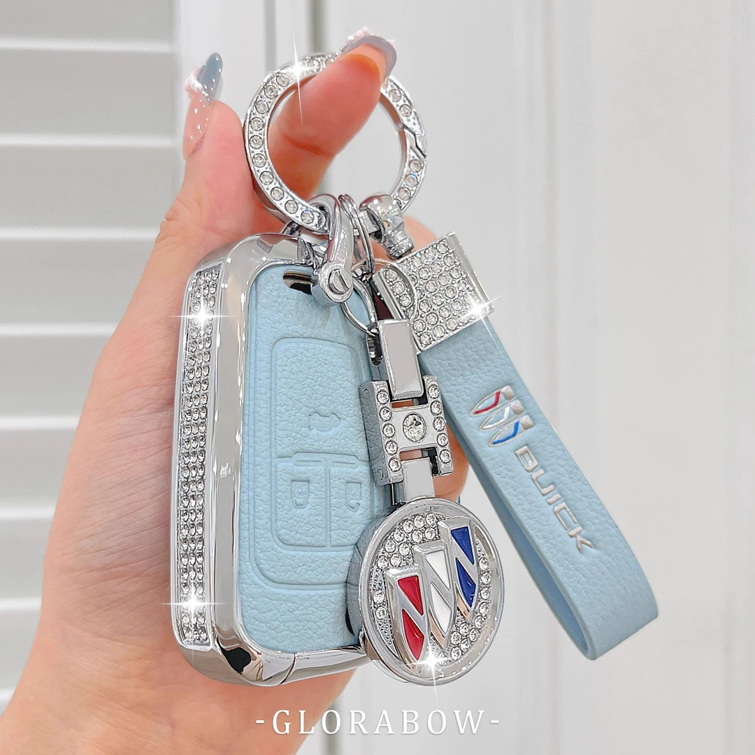 别克钥匙套英朗君威威朗君越GL8昂科威plus/s昂科旗汽车真皮扣壳