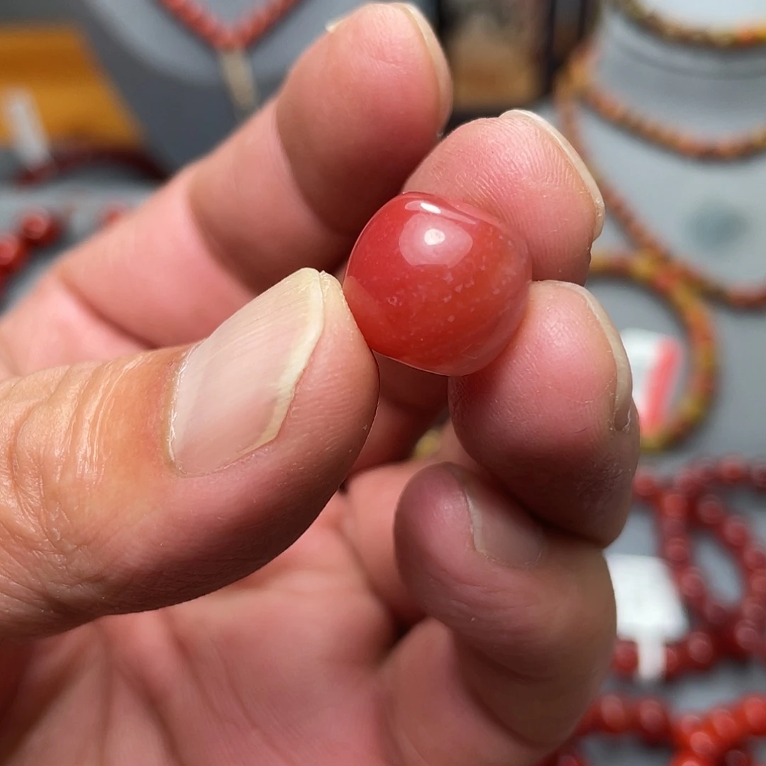 南红玛瑙未镶嵌单珠