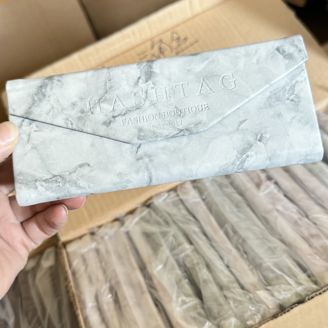 清仓4 大理石纹三角折叠盒 有标介意勿拍 100个