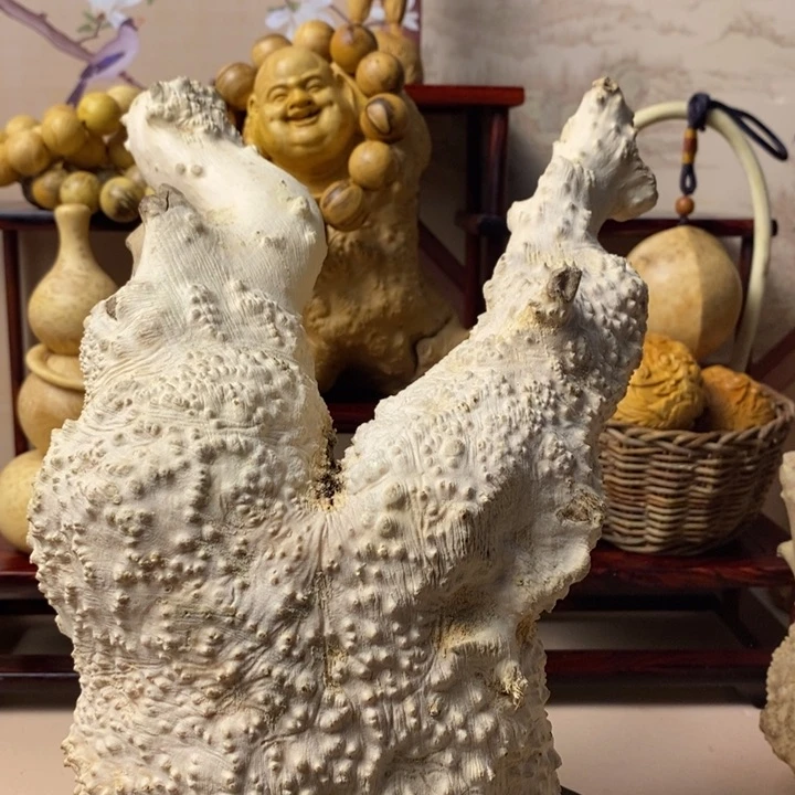 香榧木马****2黄杨木手把件