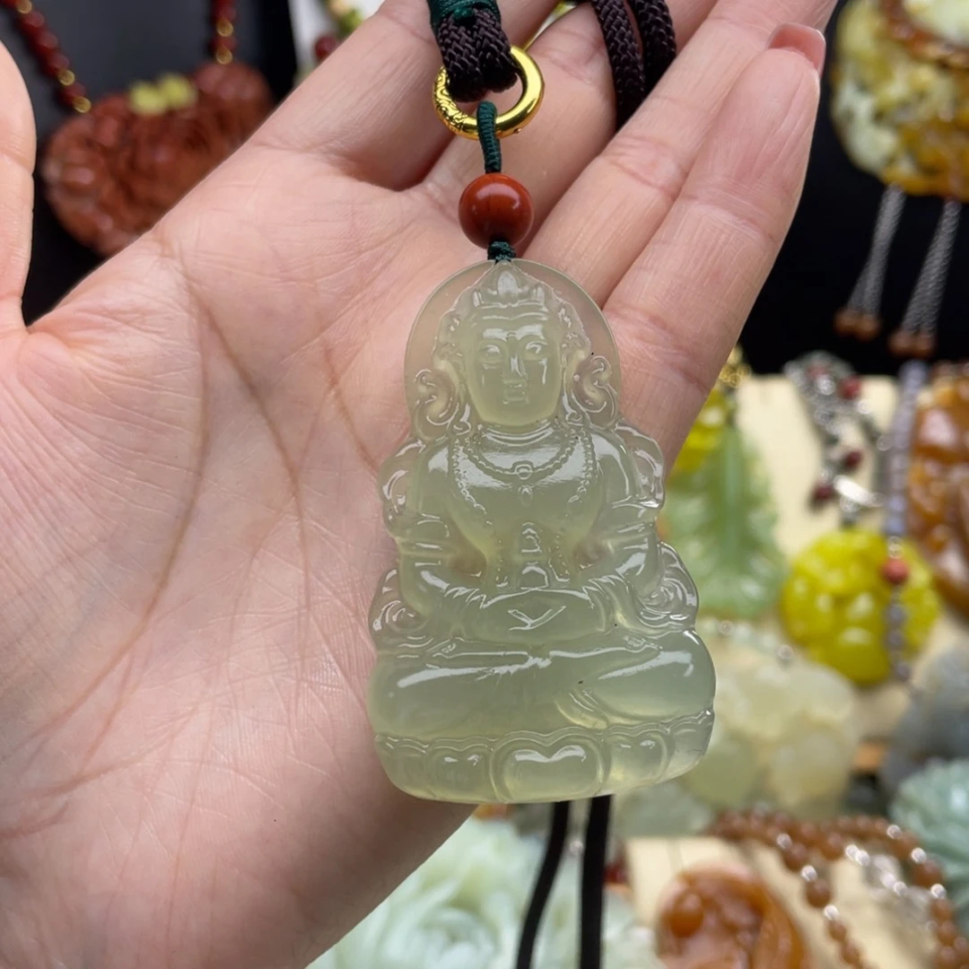 未镶嵌蛇纹石玉颈饰