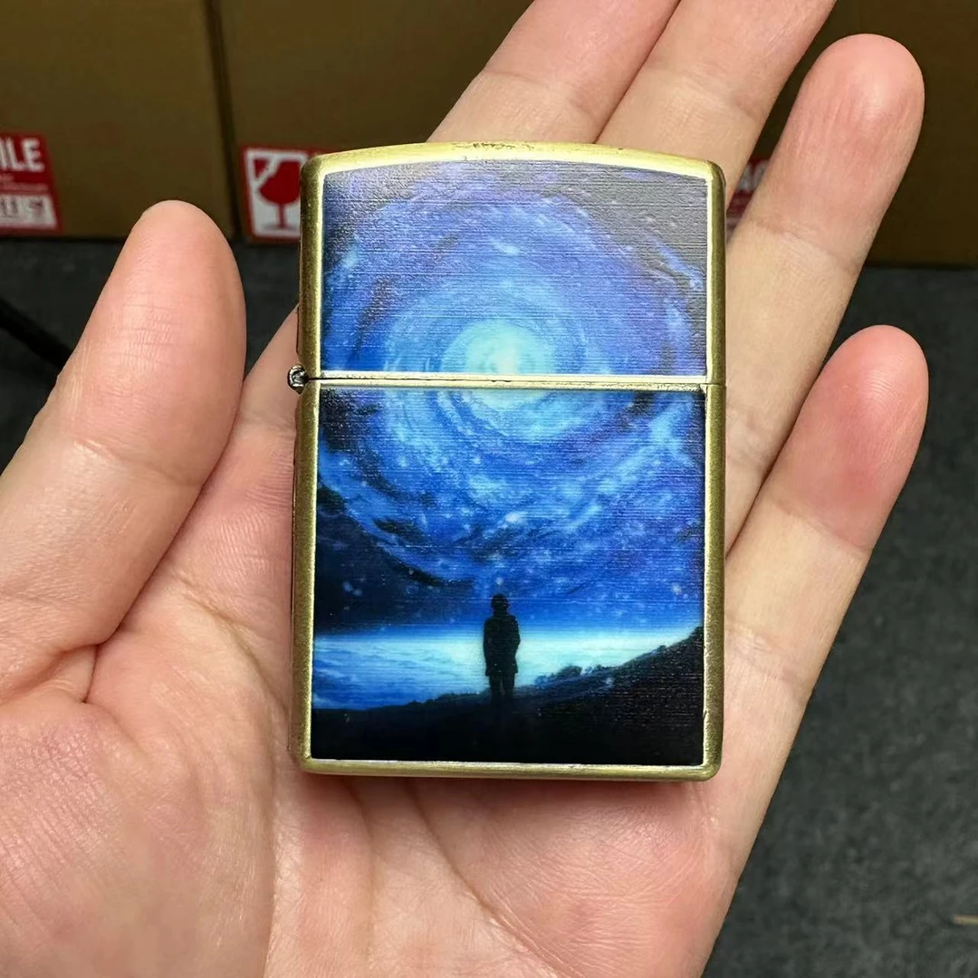 夜光星空煤油打火机（需自行加油）z