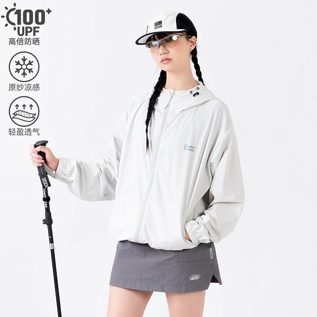UnderbrokenUDBKUPF100+防晒服凉感轻薄户外运动皮肤衣冲锋外套