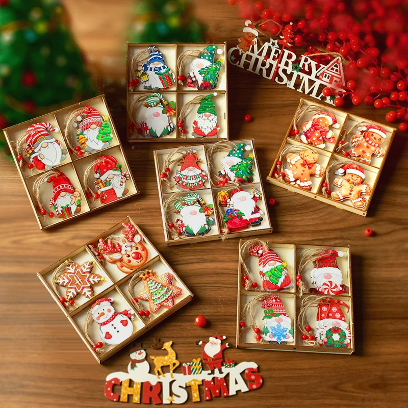 圣诞节手提发光DIY手工材料包灯笼圣诞树小挂件饰摆件装饰礼物品