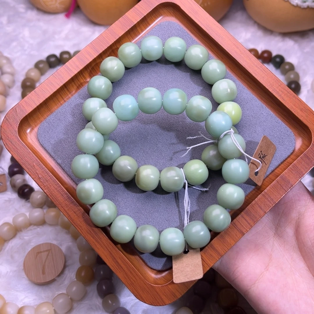 手串菩提根/象牙果青瓷韵卡14微瑕