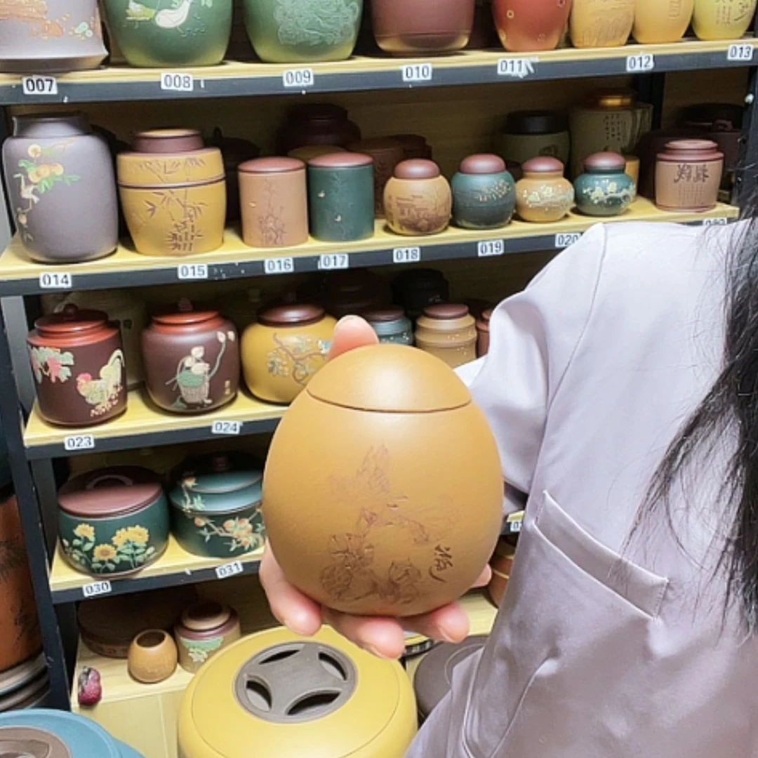 【闪购商品】紫砂茶叶罐凝***技紫砂茶叶罐