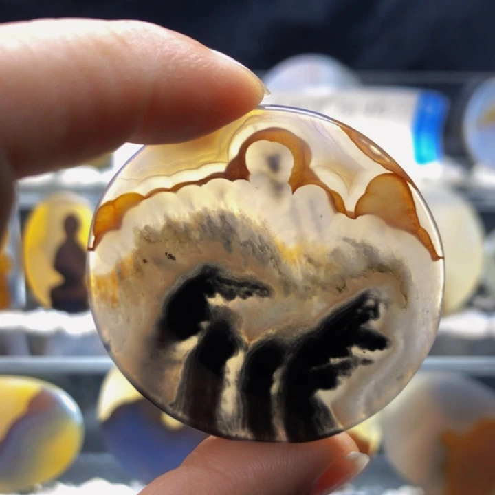 合金玛瑙/玉髓珠宝奇石167