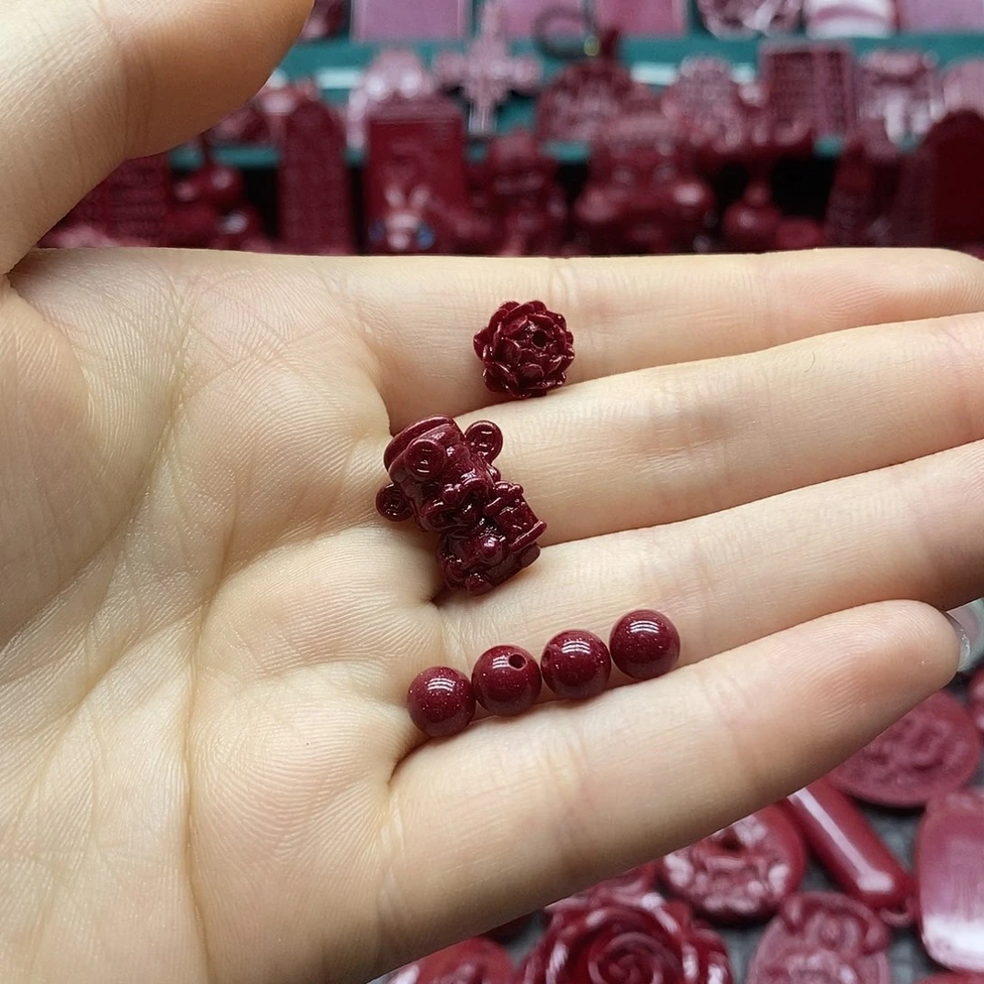 天然辰砂朱砂手机链