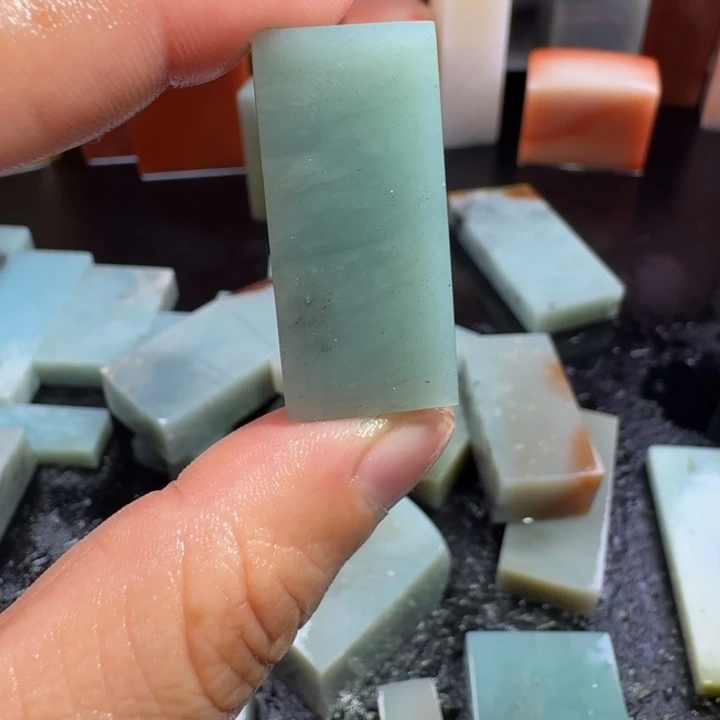 甘***主昌化石印石天青石