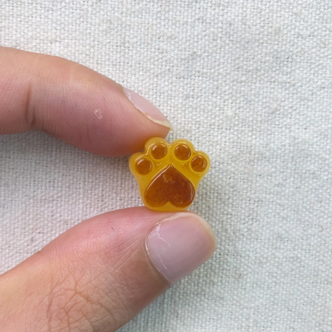 琥珀未镶嵌珠宝奇石猫爪呀