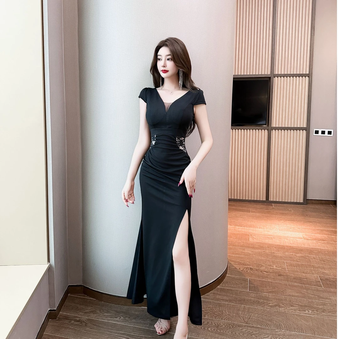 2025新款收腰显瘦连衣裙5597