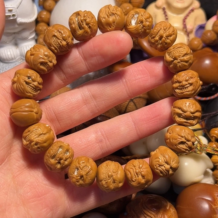 橄榄核手串/手链猴头精工恶僧