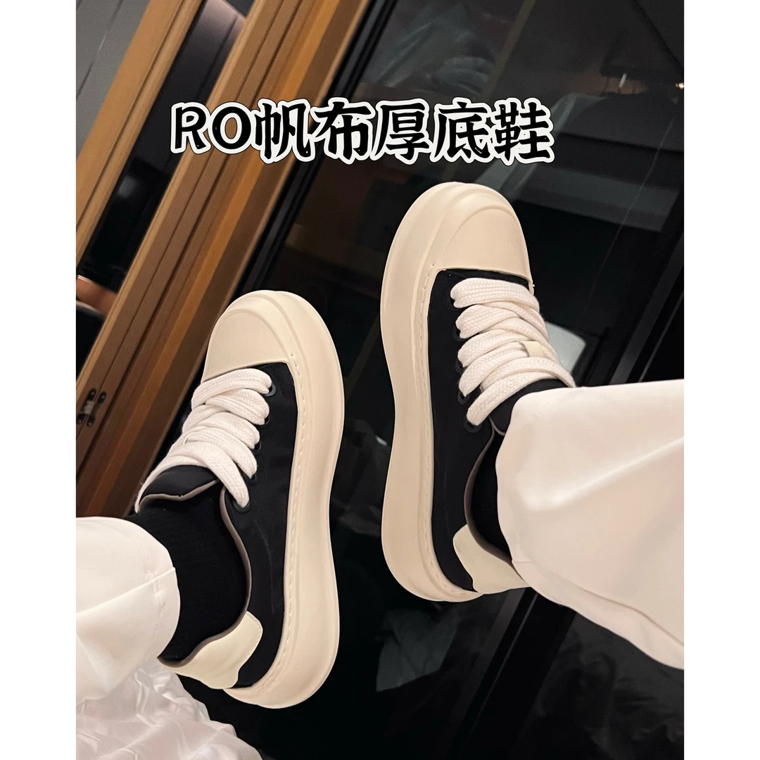【RO奶香厚底】25RO帆布增高厚底软糯奶香大底运动休闲百搭鞋
