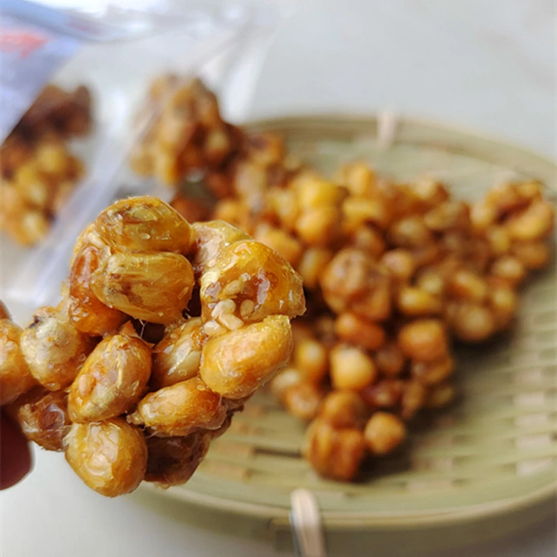 玉米坨包谷泡泡五峰传统糕点麻糖熬制包谷坨