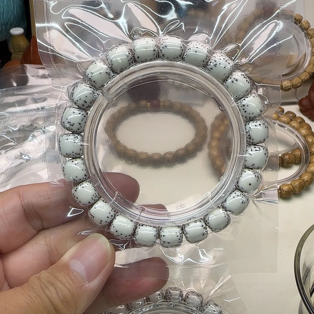 星月菩提手串10.5顺白侧留白