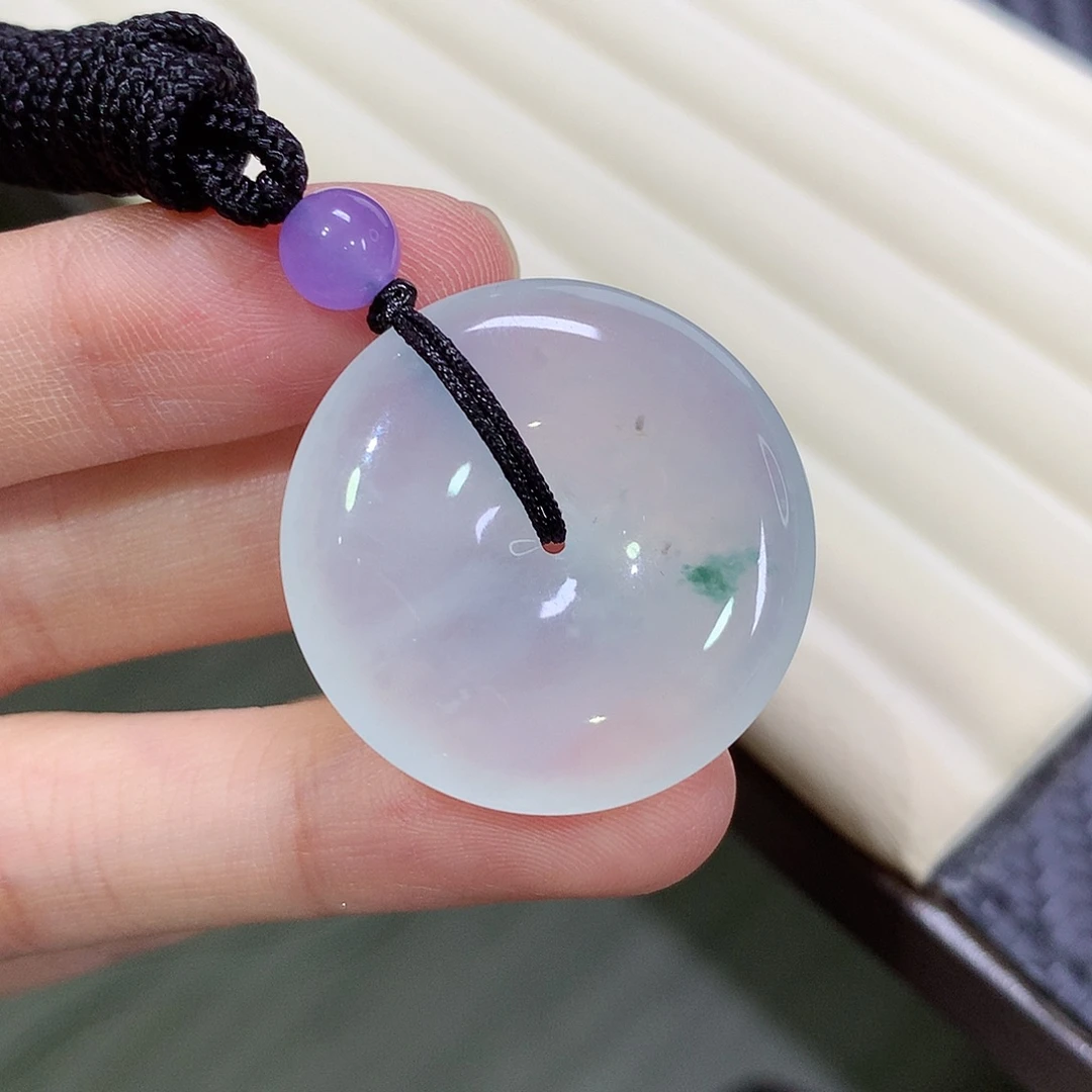 翡翠未镶嵌颈饰28.8-6.1