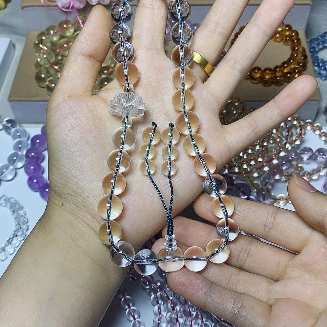 水晶手链未镶嵌英**母手持