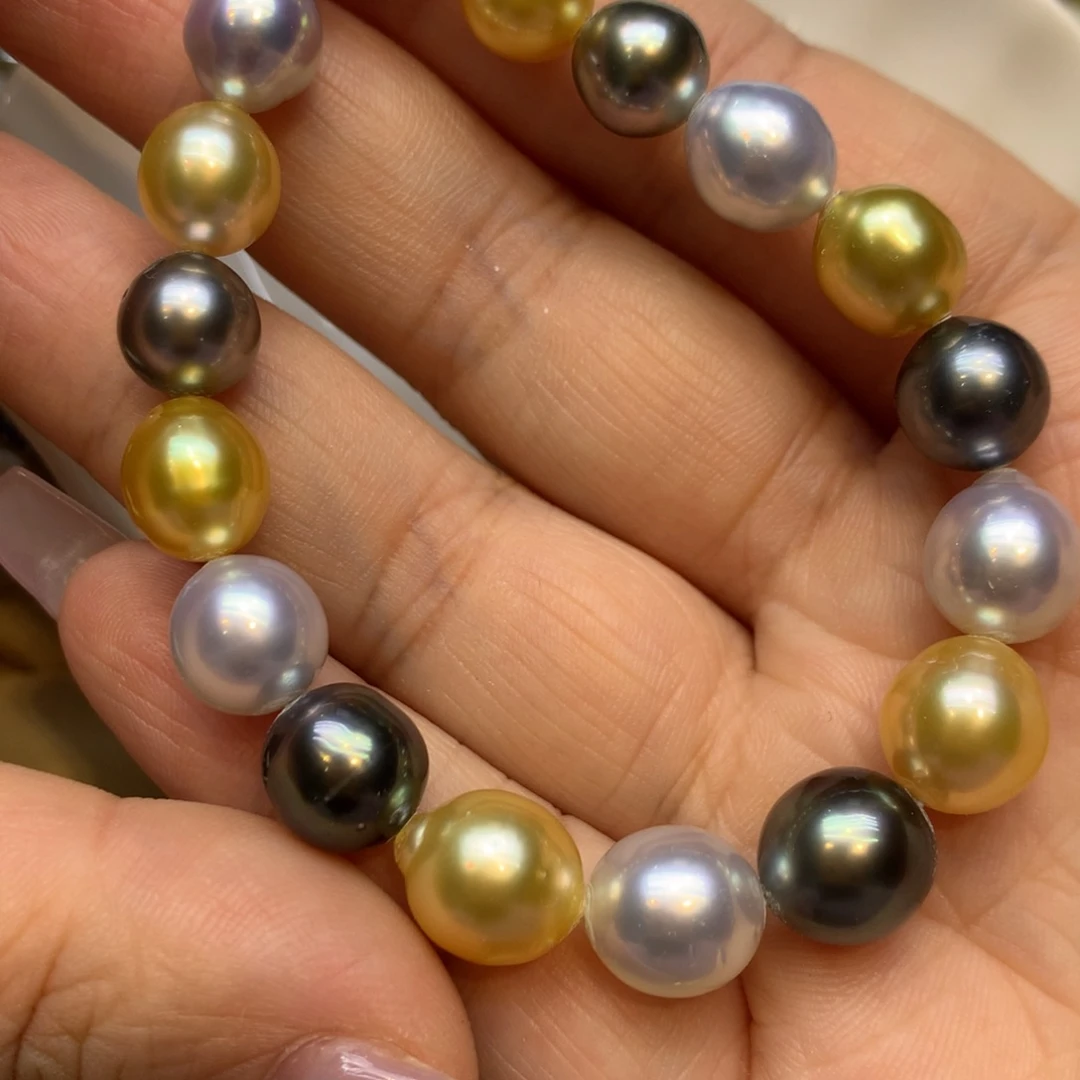 未镶嵌手链海水珍珠