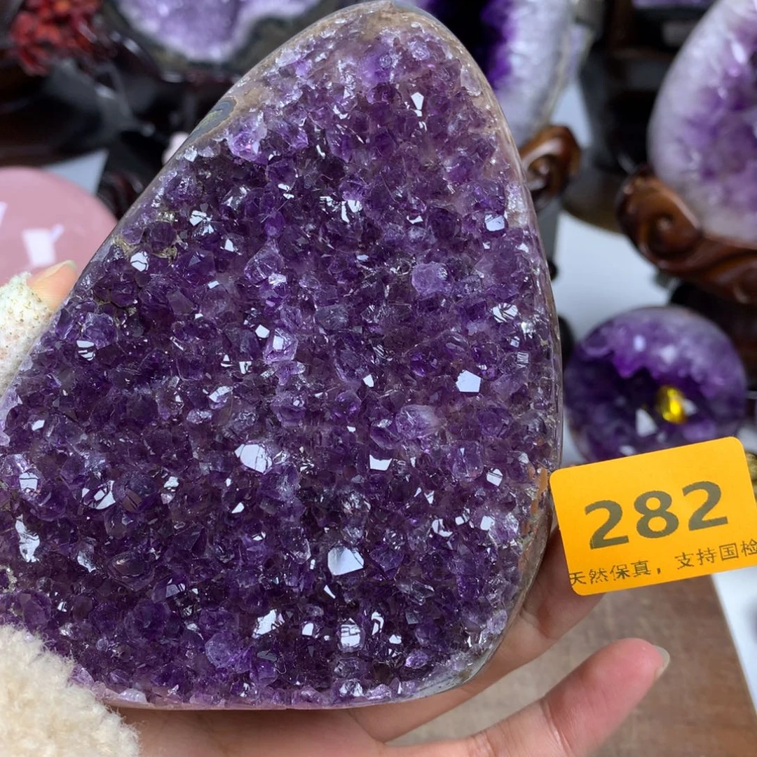 紫晶摆件未镶嵌紫晶