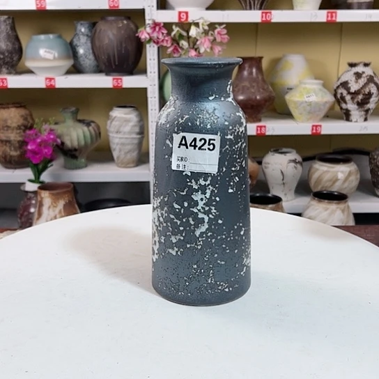 瓶高29口8。陶瓷花瓶摆件。425