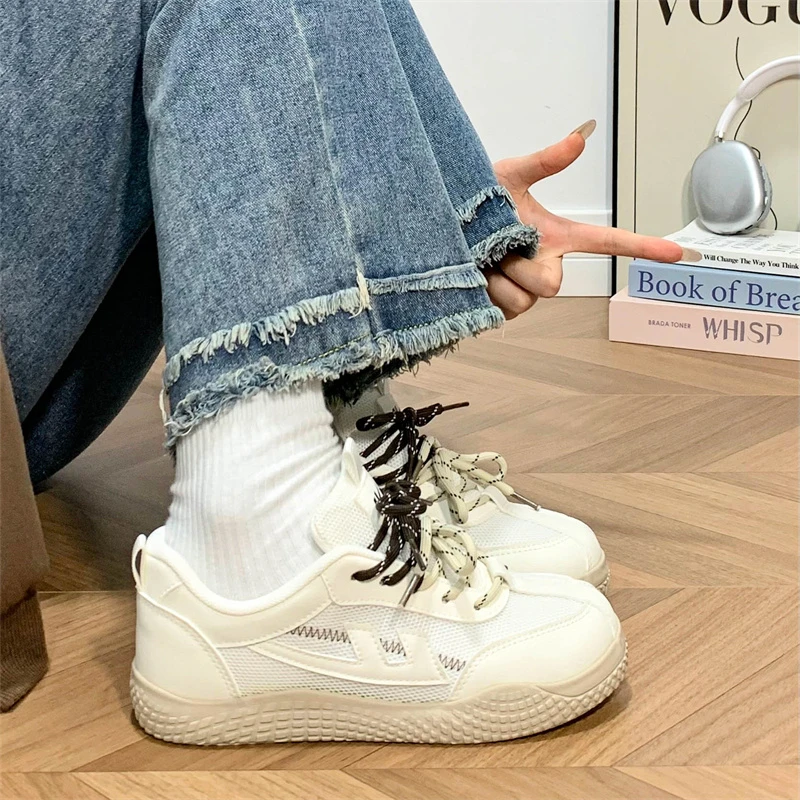 回力网红小白鞋德训鞋女鞋透气网面软底轻便2025秋季新款学生休闲