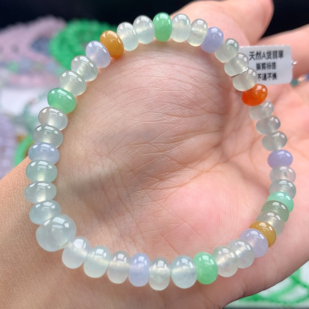 翡翠未镶嵌毛衣链