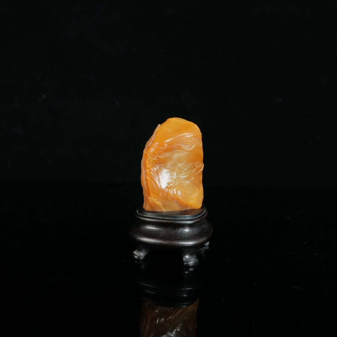 DY-B5791 寿山石田黄论道摆件 32*28*48mm62.29g