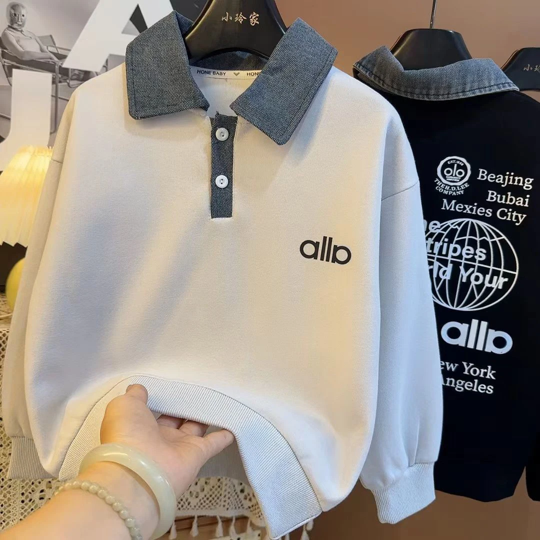 儿童2025新款卫衣男童女童新款洋气衣服春秋款休闲上衣S9466