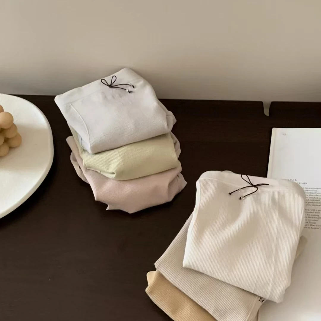 时尚提花高腰女士内裤舒适无缝一体棉设计8655/8650