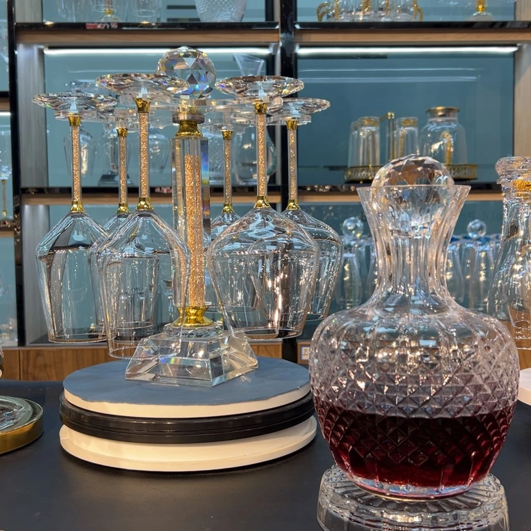 紫砂红酒杯啤酒杯一套托盘一个水壶一个