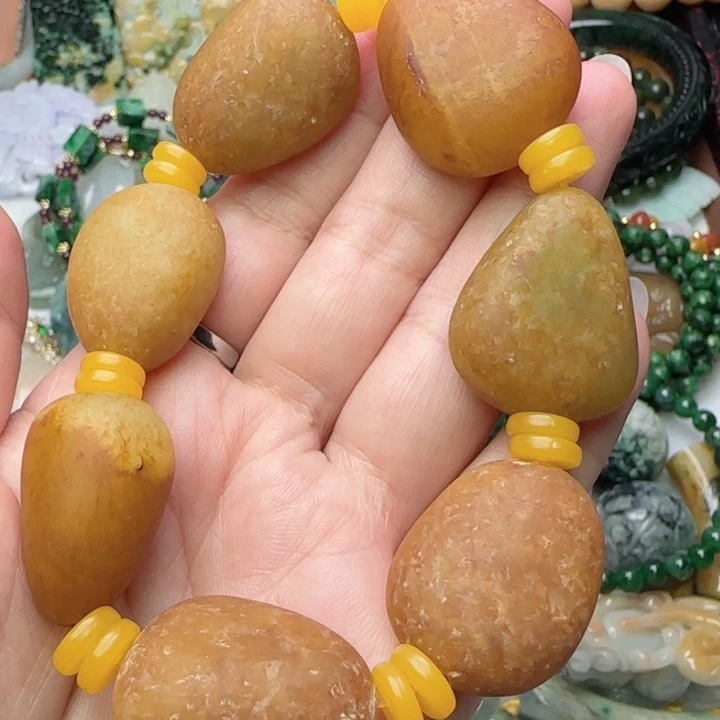 和田玉未镶嵌颈饰天然A货43