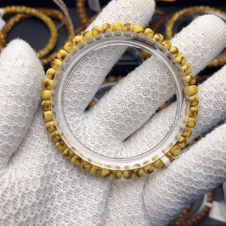 紫金鼠手串纯肉鼠尖老型熊猫小奶牛6.1尺精工暴力归圆