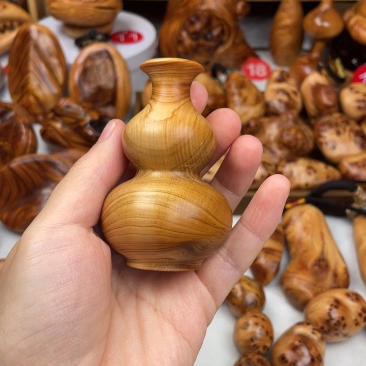 江***人木太行陈化葫芦花瓶拍的不退换