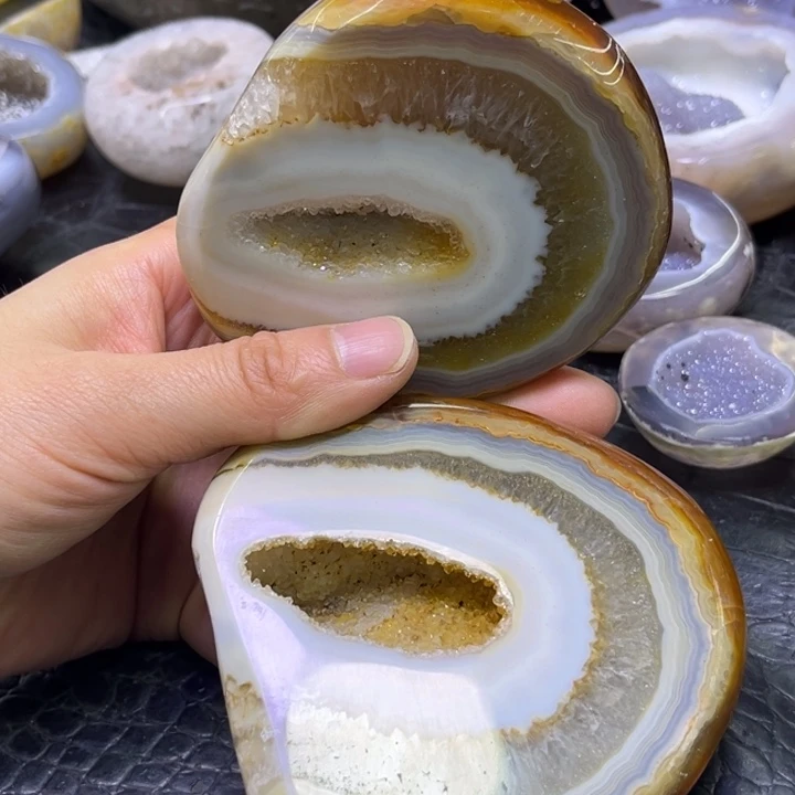 我***吗珠宝半成品未镶嵌水晶路路通盆