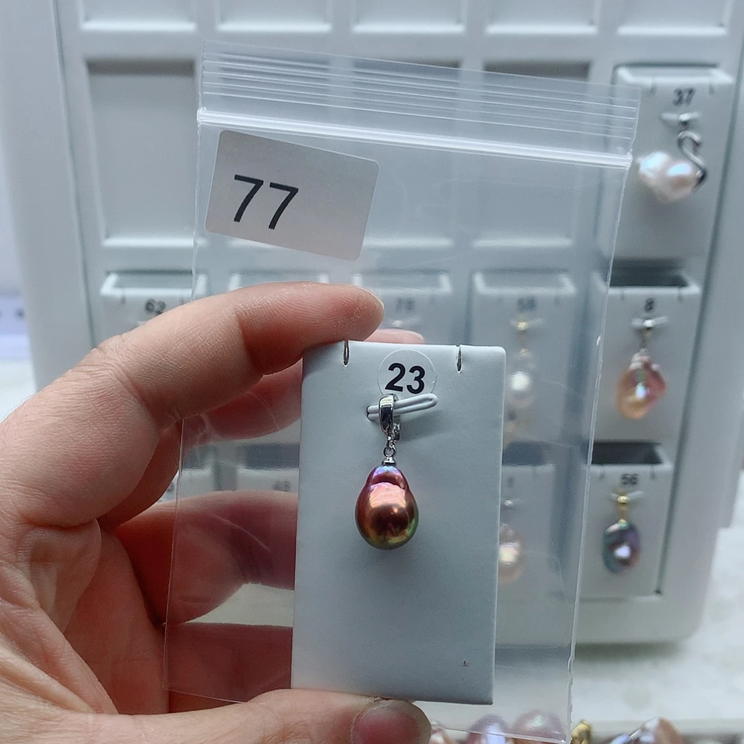 淡水珍珠吊坠(不含链)合金