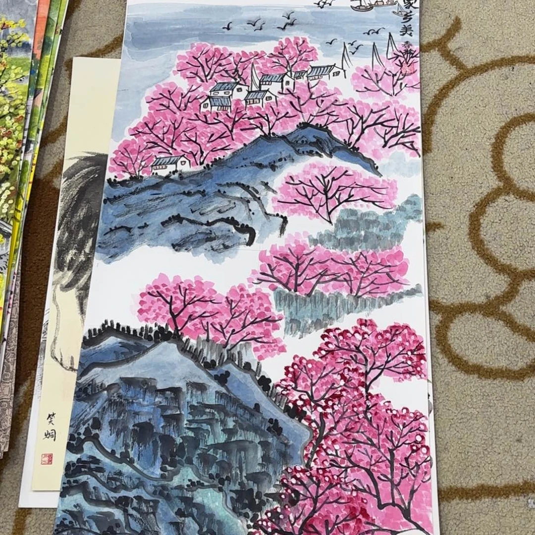 国画33-66卡纸作品艺