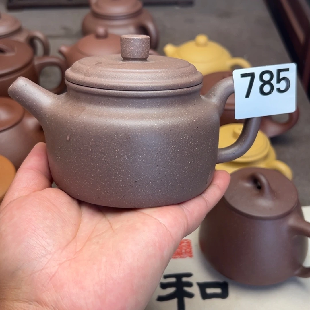 茶壶紫砂紫泥半手工3000cc左右