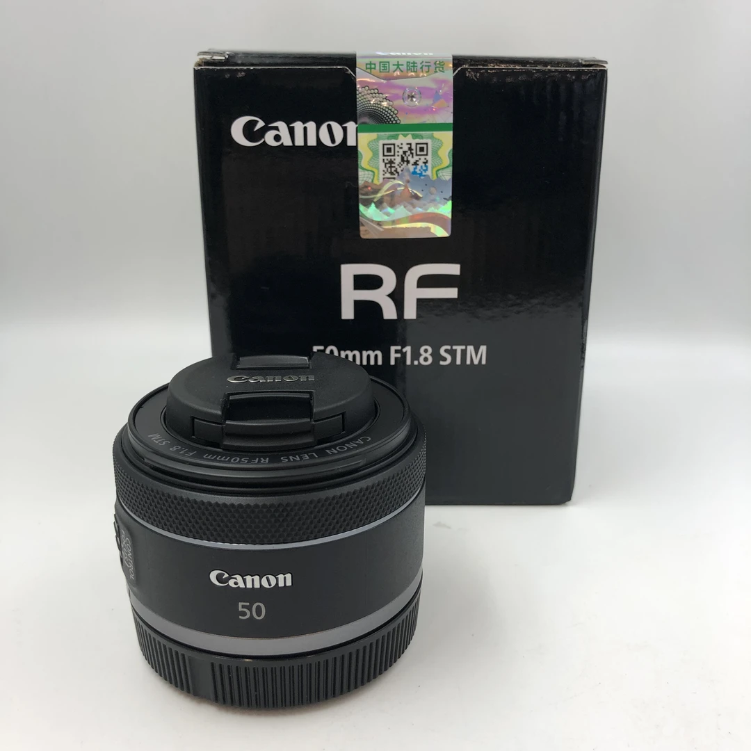 99新 Canon/佳能 RF50mm F1.8 STM小痰盂全画幅微单定焦(0752）