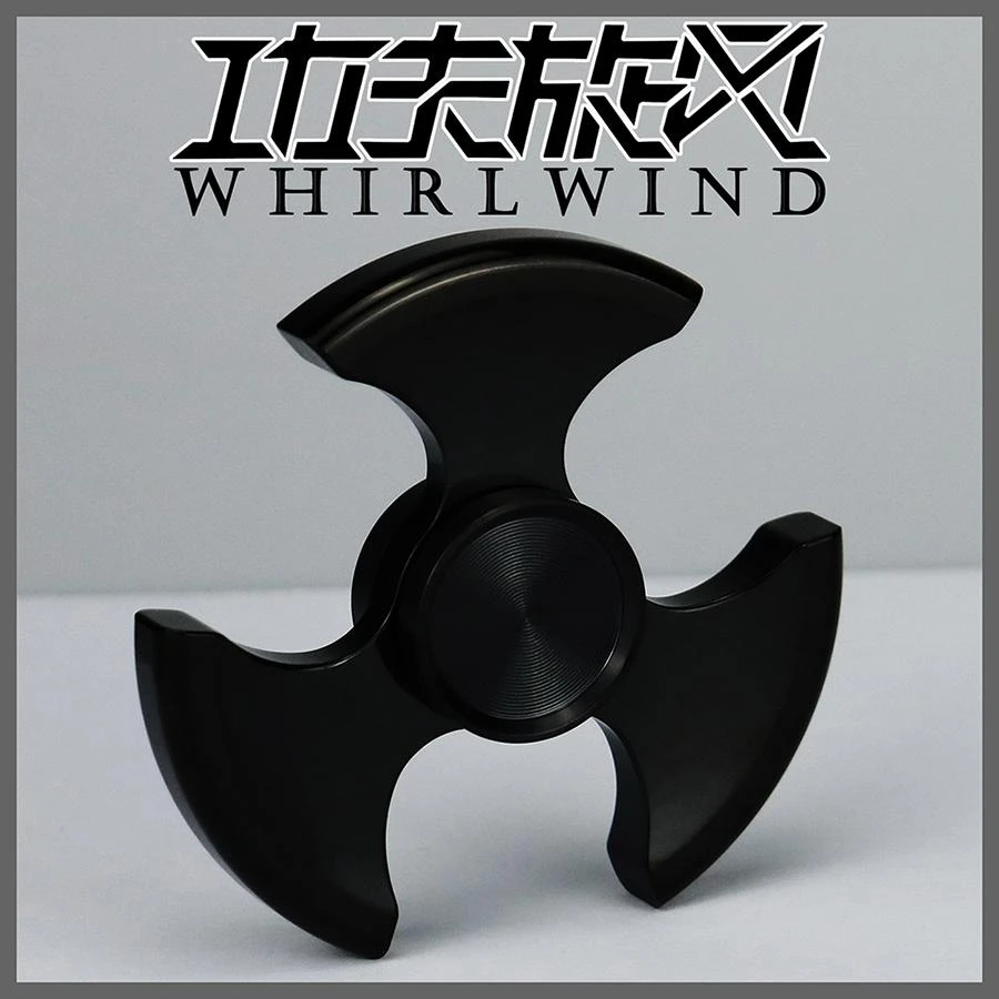 不锈钢减压指尖陀螺功夫旋风高级旋转超长时间解闷EDC解压玩具