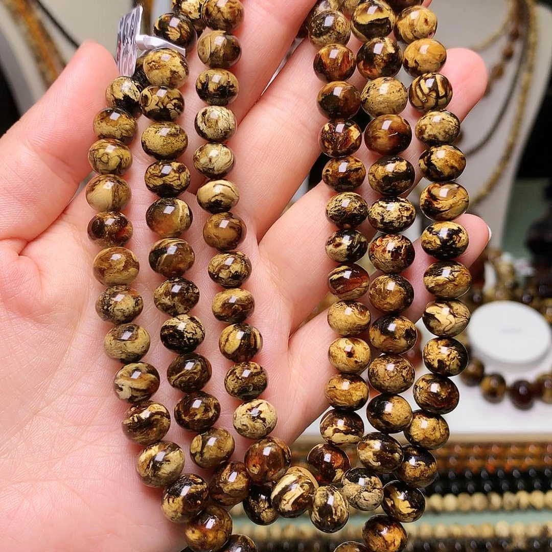 未镶嵌琥珀裸石9/108老料干白花/性价比高